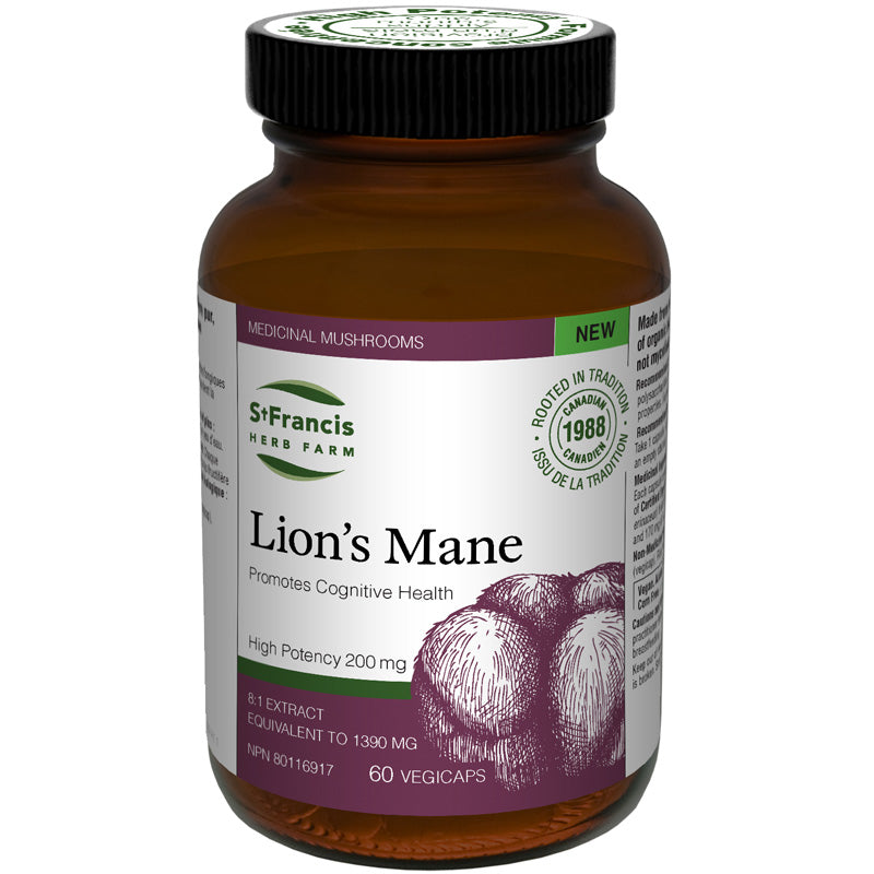 St. Francis Herb Farm Lion's Mane - Capsules