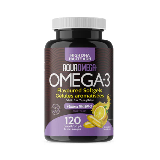 AquaOmega High DHA Flavoured Softgels