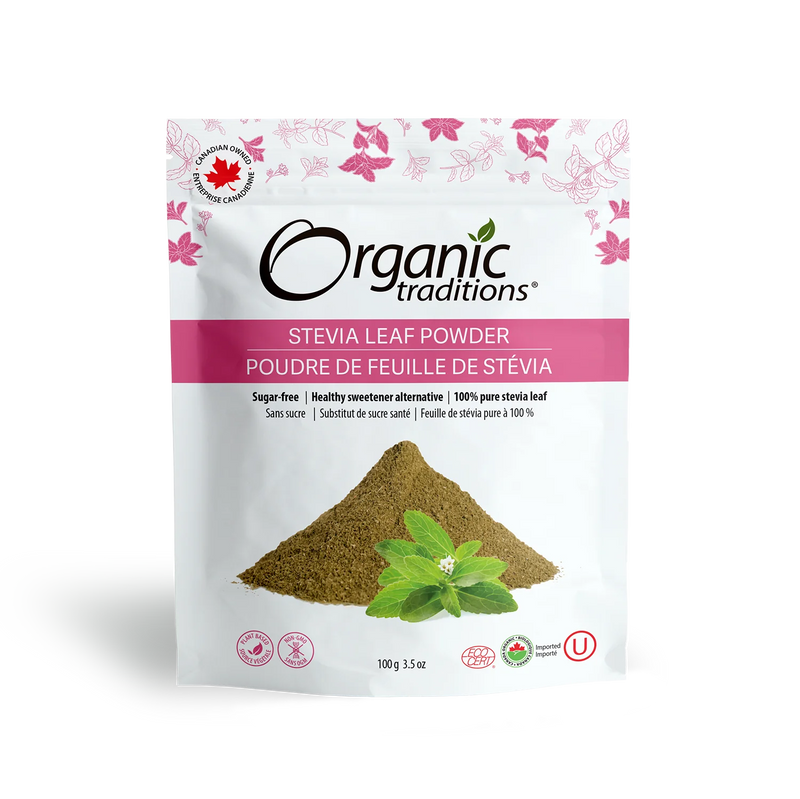 Organic Traditions Organic Green Leaf Stevia Powder