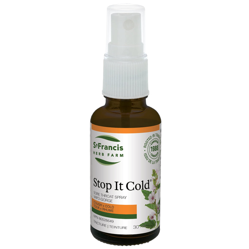 St. Francis Herb Farm Stop It Cold Throat Spray