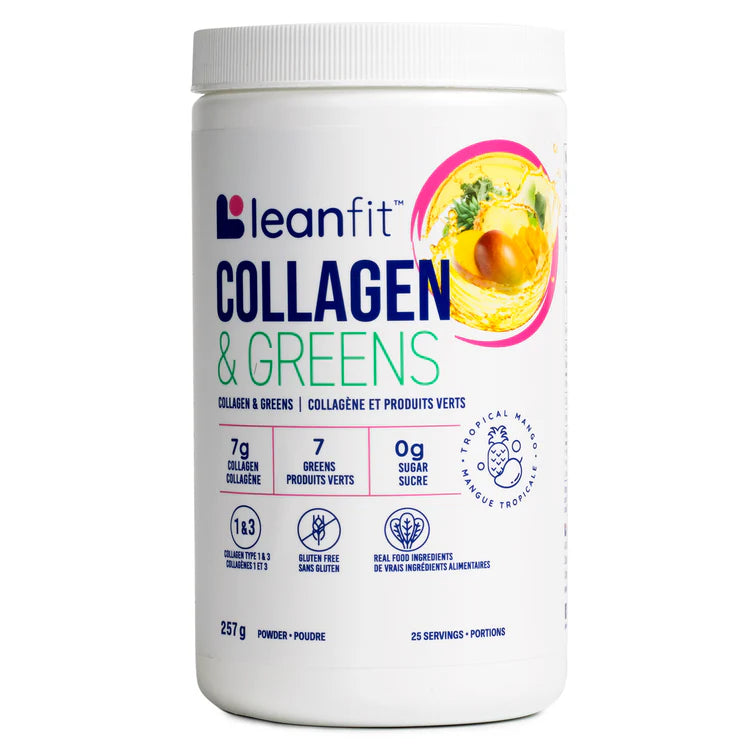 LEANFIT Collagen & Greens - Tropical Mango