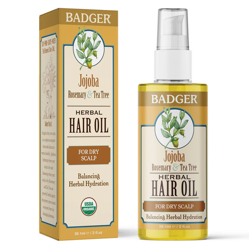 Badger Jojoba Herbal Scalp Treatment