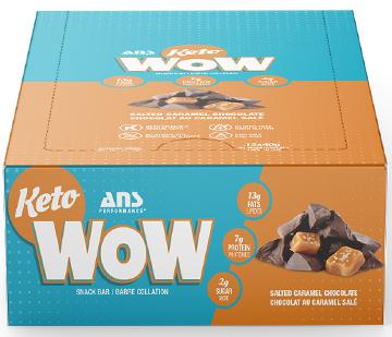 ANS Performance KetoWOW Bars - Salted Caramel Chocolate